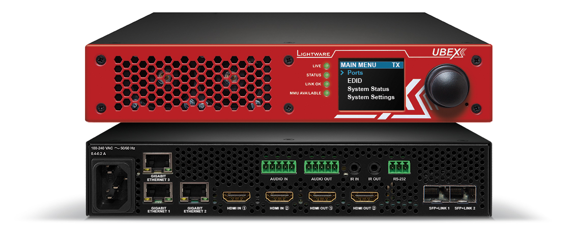 UBEX-Pro20-HDMI-F110 RED