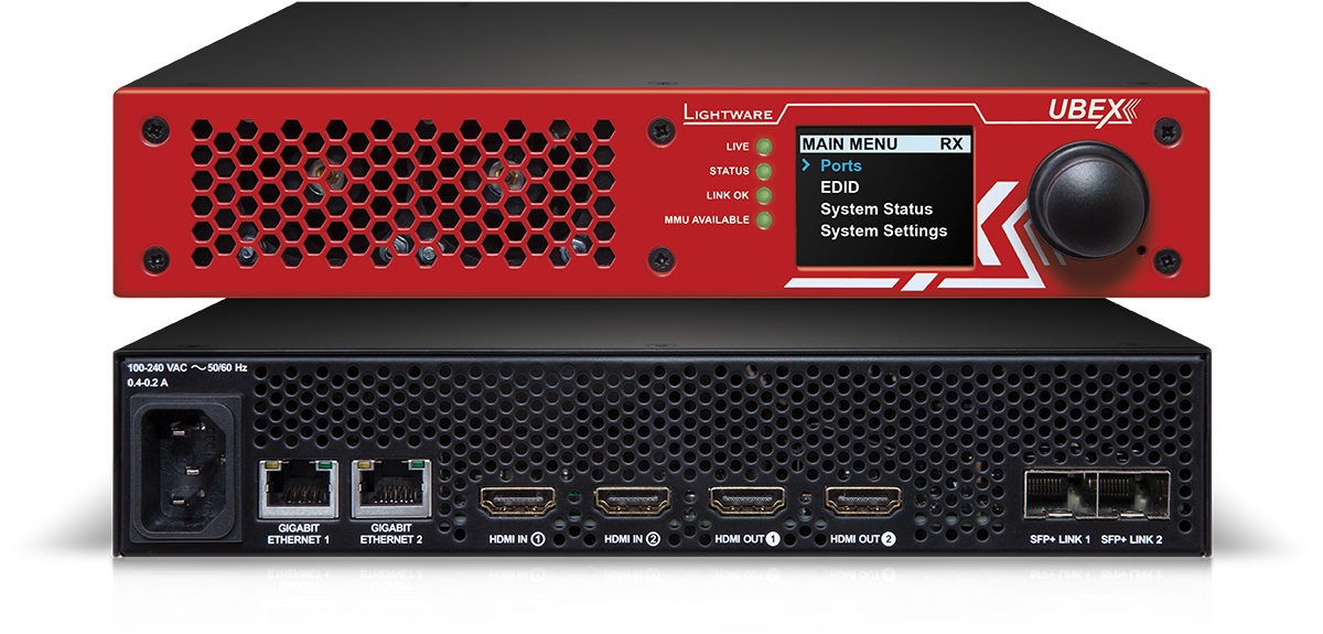 UBEX-Pro20-HDMI-F100 RED