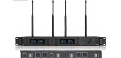 UHF4DR+G20方管会议话筒套装